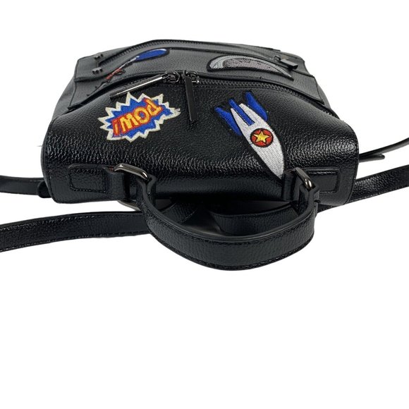 Dream Control Mini Black Backpack Girl Power Patches Cute Goth Anime Cosplay - Picture 6 of 16